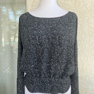 Express Black and White blouse size M